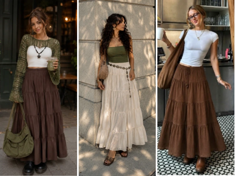 How to Style a Long Skirt Look: Outfit Ideas for Maxi SkirtsÂ