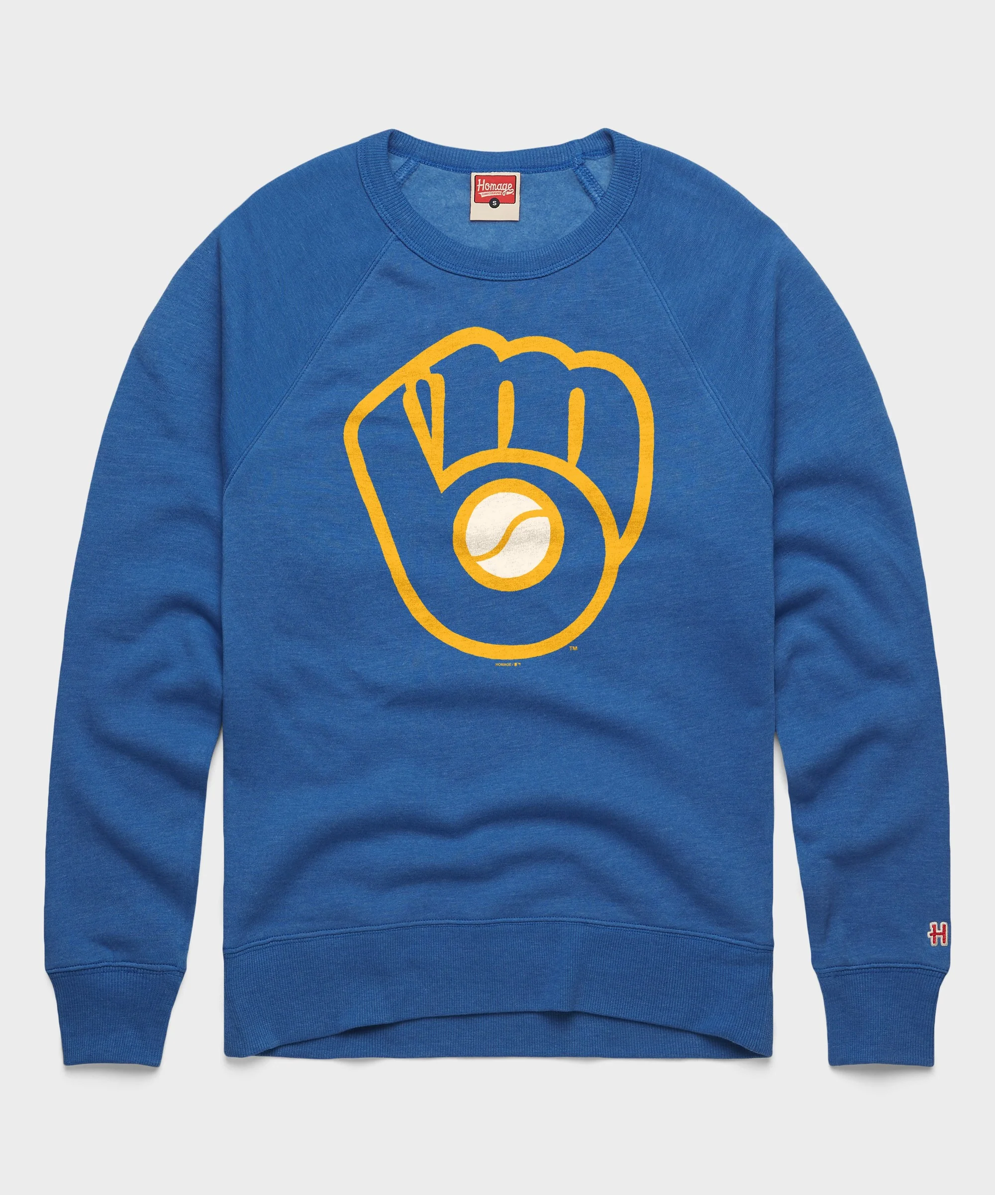 Milwaukee Brewers '78 Crewneck in Royal Blue