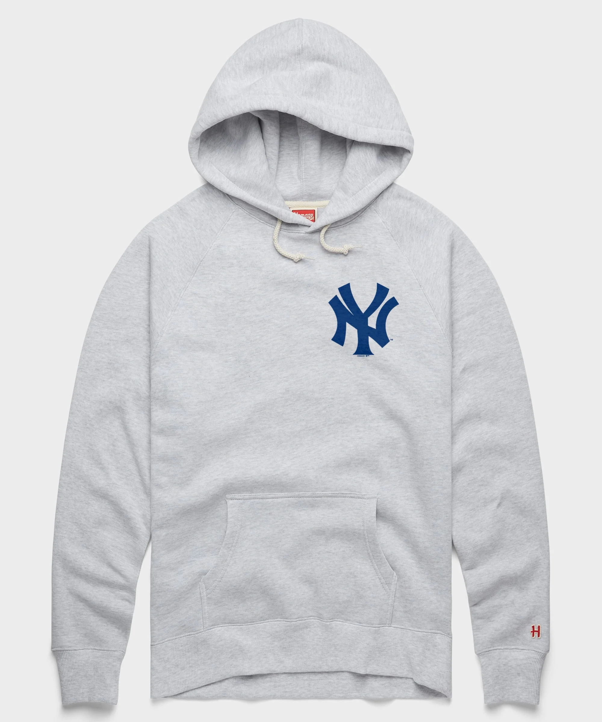 New York Yankees Jersey Logo '47 Hoodie in Ash