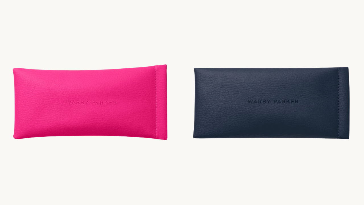 Warby Parker Parker Pouch single in Walnut