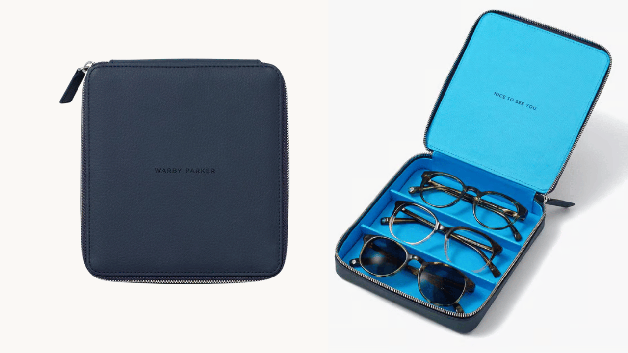 Warby Parker Parker Travel Case in Midnight