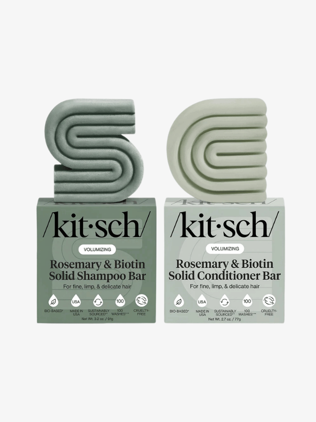 Kitsch Rosemary and Biotin Volumizing Shampoo and Conditioner Bar Combo product photo