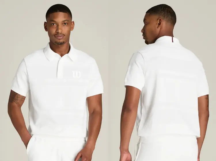 Men's polos and tops from Wilson