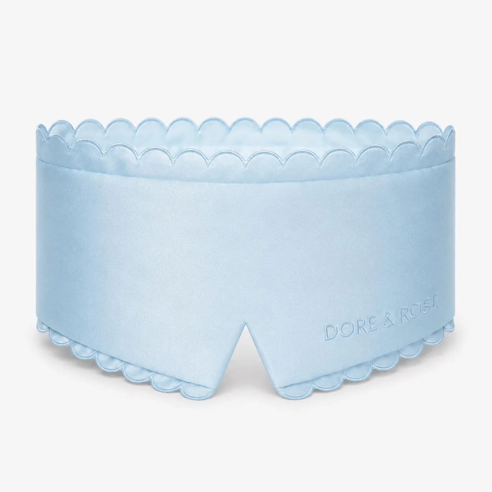 Dore & Rose Scalloped Silk Sleep Mask