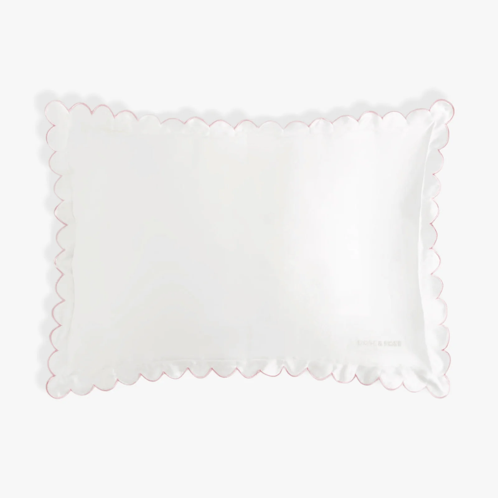 Dore & Rose Scalloped Silk Pillowcase
